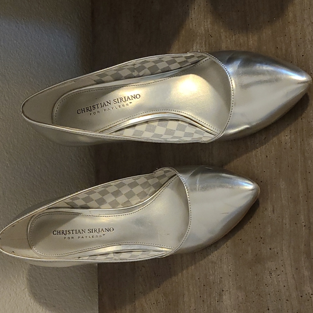 Silver heels